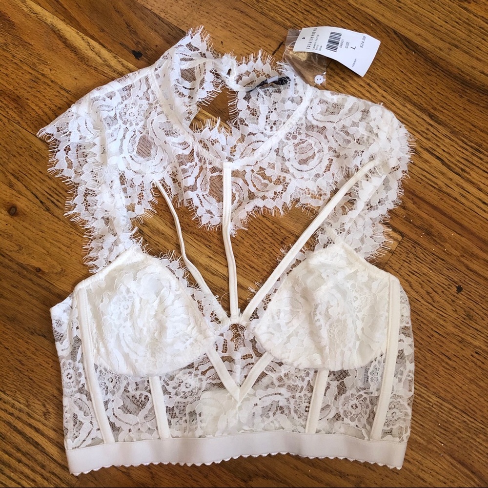 Lace cage Bralette